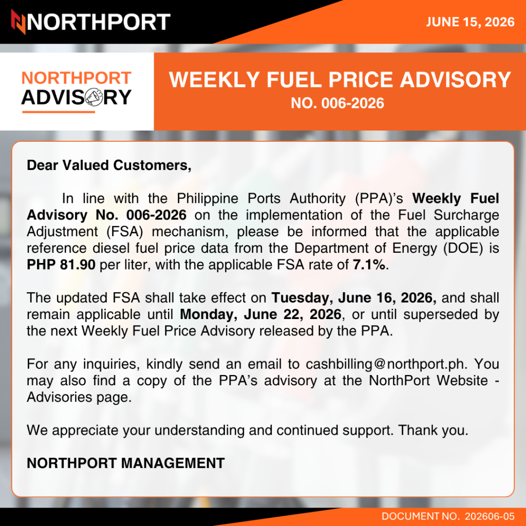 Weekly Fuel Price 006-2026